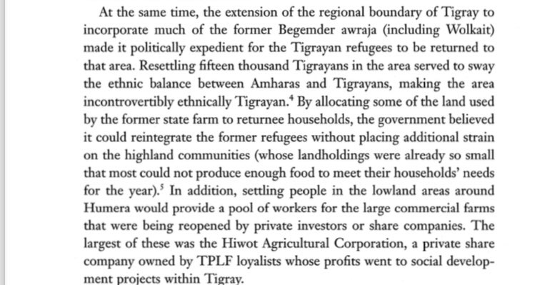 Book written by Laura C Hammond exposes TPLF demographically engineering Welkait Gondar by settling thousands of tigrayan refugees from the highland of Tigray.