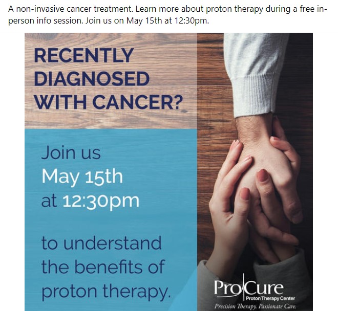 'ProCure exceed my expectations. I am glad I made the decision to have Proton Therapy.' - Former ProCure Patient #ProYou #EarlyDetection #strength #hope #love #health #cancertreatment #advancedformofradiation #beatcancer #coinclub #graduates #procurefamily ProCure.com