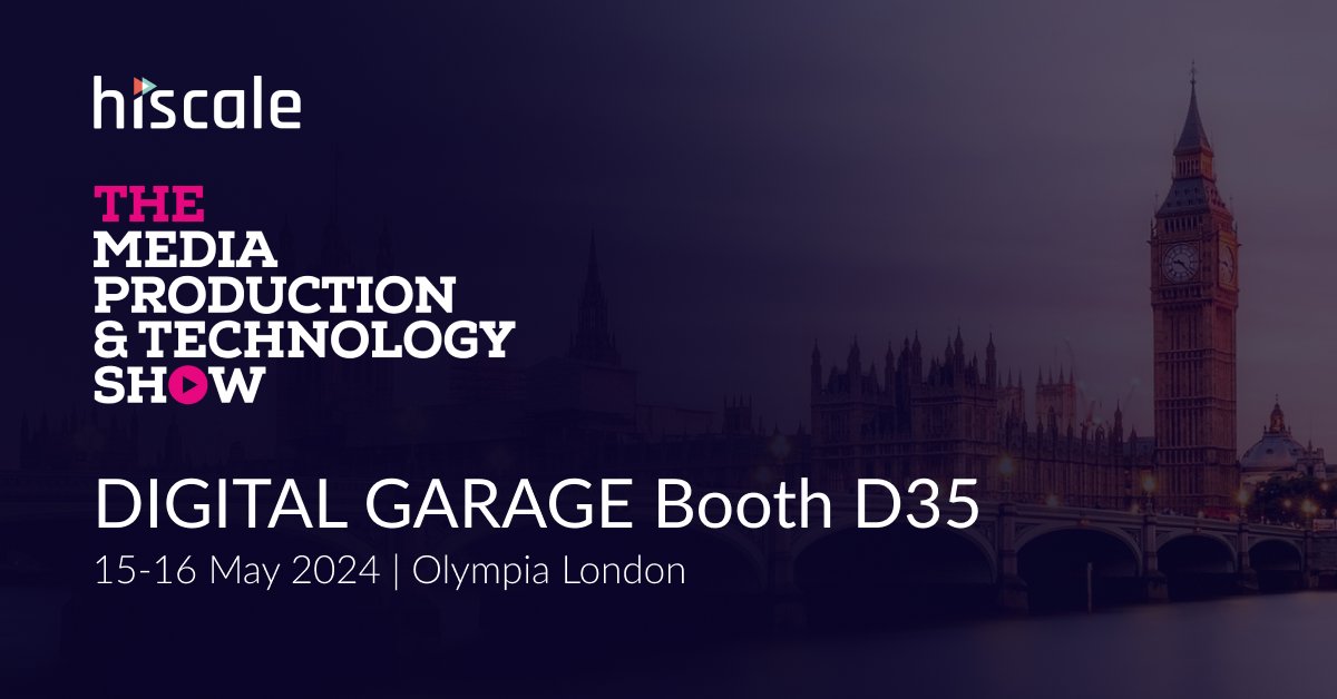 🚀 Post-Vegas, we're prepping for @mediaprodshow 2024 in 3 weeks! Join us & @DigitalGarageTV at Booth D35. 🔥 Check out our transcoding solution with new @backblaze, @Lucid_Link & @Backlight @iconik_io integrations. Book a meeting: calendly.com/hiscale/mpts-2… See you in London!