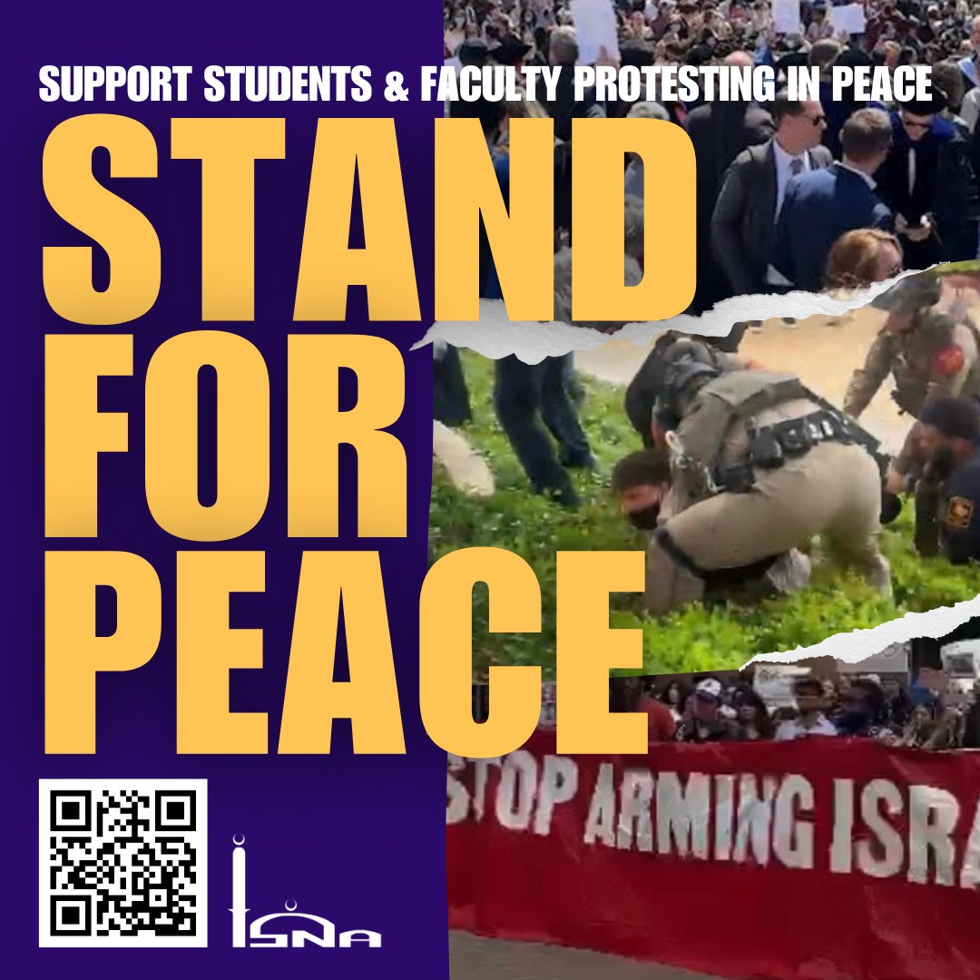 #standforpeace and support students and faculty protesting in peace at our universities across the nation'
