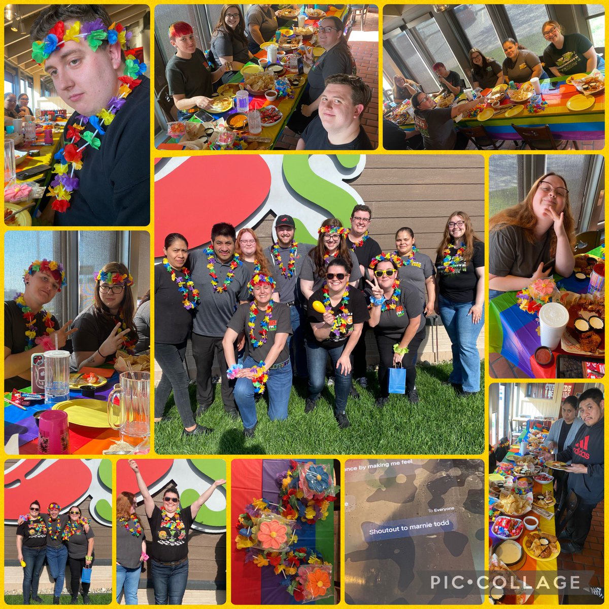 And that’s a wrap #chilis1749 VTC Day. Awesome job to our #TrainingCaptain @BrookePollitt for hosting the party. 💜💙💚💛🧡❤️🩷 & thanks to my mini me’s for the shout out❣️ @ChilisVTT #certifiedtrainers #culturematters #ChilisLOVE #ChilisCULTURE #trainingmatters #trainersmatter