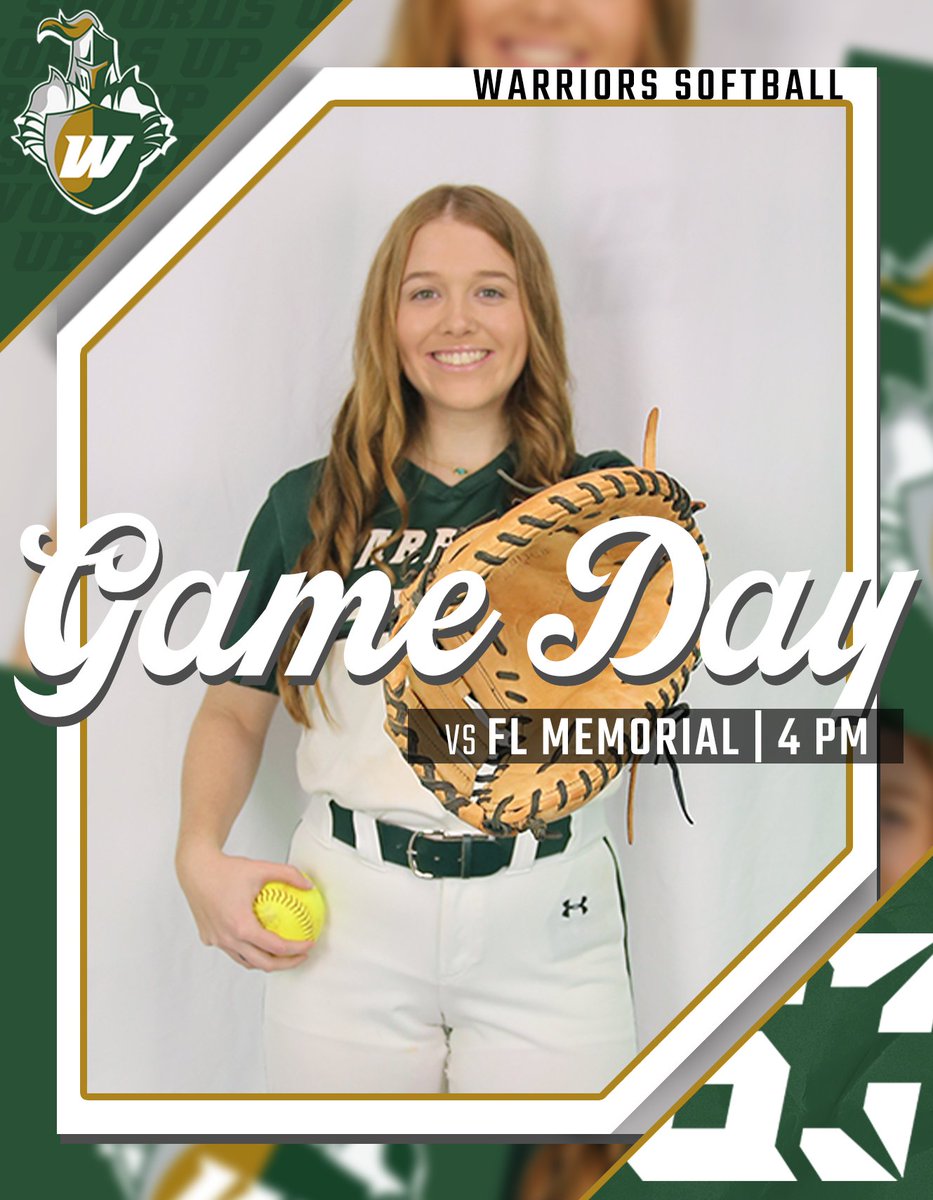 Warriors are ready for the final series of the regular season!

🆚Florida Memorial
📍Miami Gardens, FL
🕐4 PM
📊bit.ly/webbersoftball

#SwordsUp⚔️
