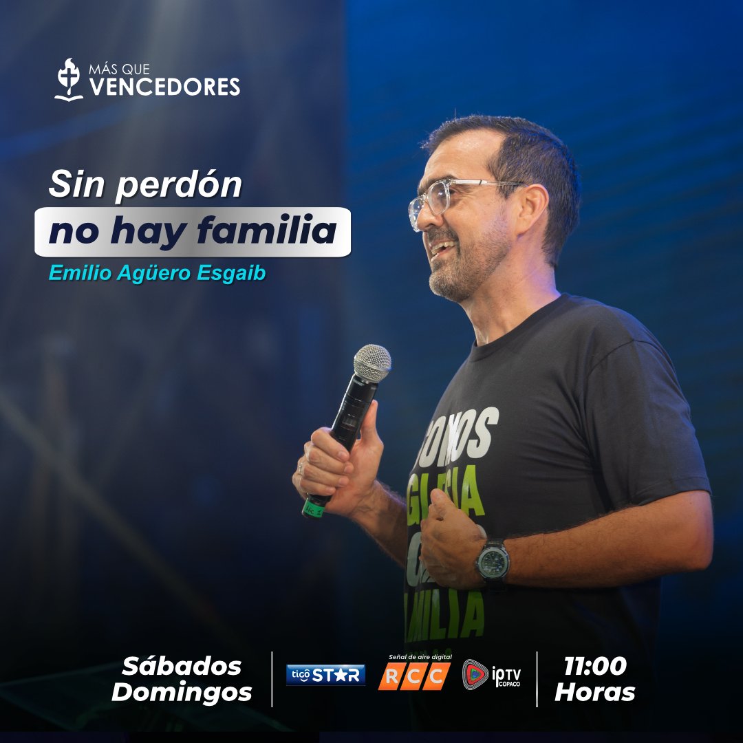 El perdón es fundamental para construir familias sanas 🙏 No te pierdas esta prédica del Pr. @emilioaguero por las pantallas de la RCC. #SomosFamiliaMQV