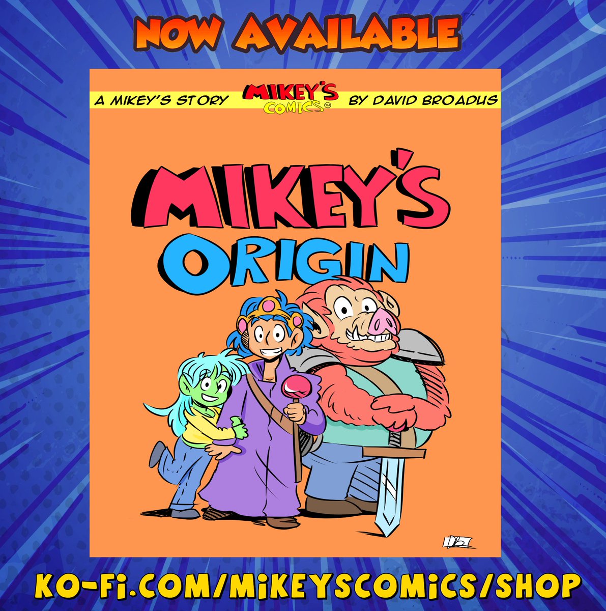 Buy Mikey’s Origin Comic for only $1.00! Click the link below: ko-fi.com/s/c9d422130b