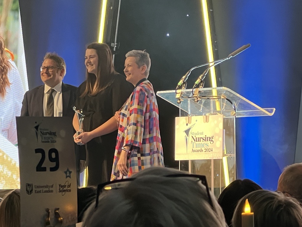 Congratulations to all of today's winners - especially to Claire Thompson from @QUBelfast who won Student Innovation in Practice, an award sponsored by us 🎉 #SNTA #NursingTimes @NursingTimes @Crouchendtiger7