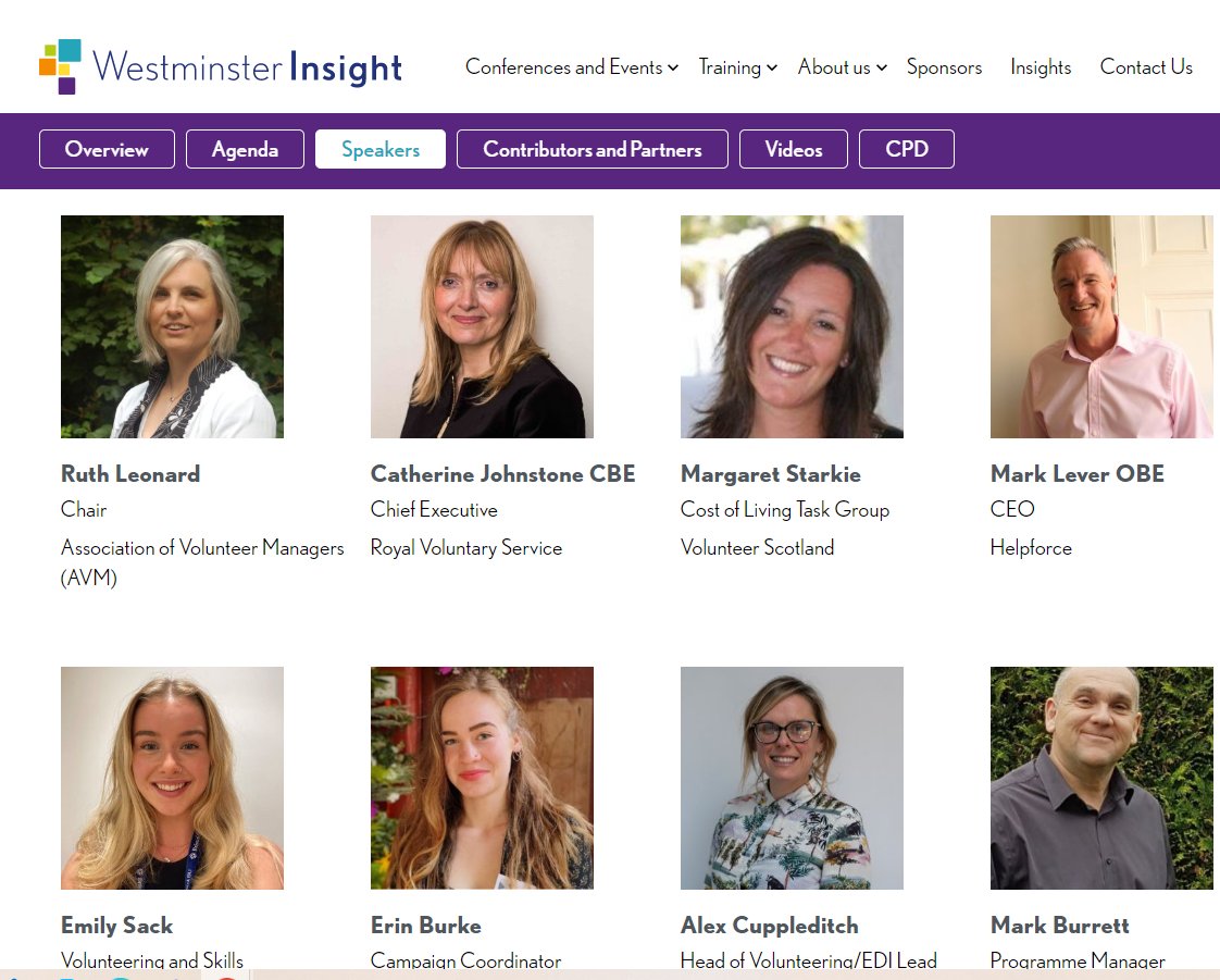What's next for health and care #volunteering? @Mark_HelpForce will be sharing our own insights appearing @WMinsightUK alongside other experts in the sector including @struthyb @ChrisWade_TFI @MargaretStarkie and more! westminsterinsight.com/conferences-an…