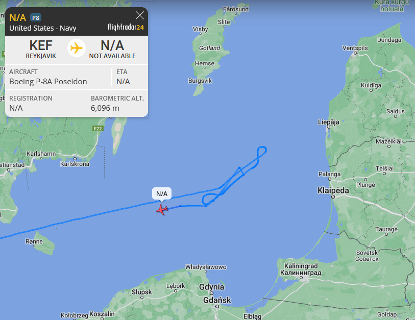🇺🇸Boeing P-8A Poseidon #ae6839 #Kaliningrad #Калининград