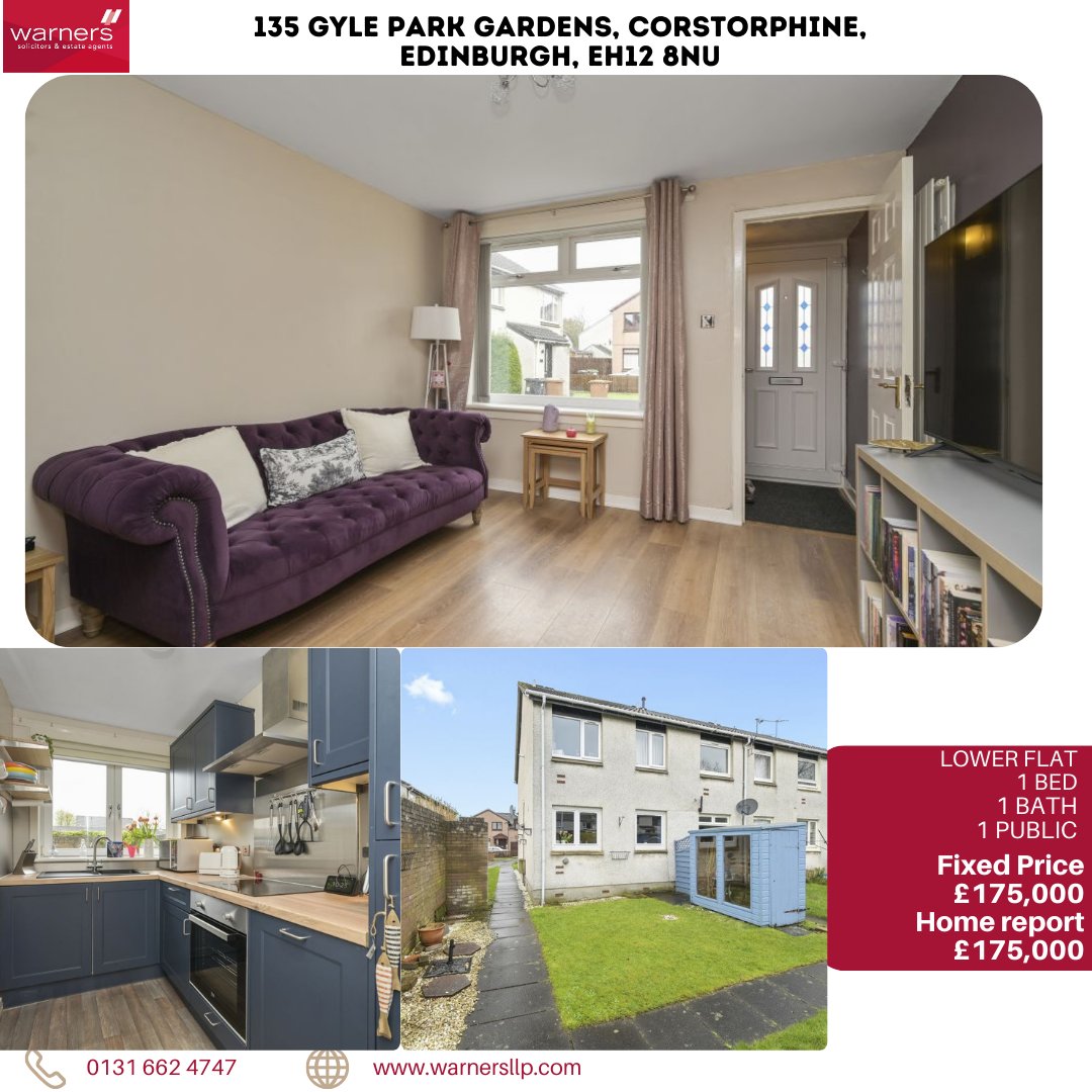 Warners (@warnersproperty) on Twitter photo If you are looking to take your first step onto the property ladder, look no further!
This one bedroom, main door lower villa with private front and back gardens, makes an ideal home ❤
warnersllp.com/homes-for-sale… If you are looking to take your first step onto the property ladder, look no further!
This one bedroom, main door lower villa with private front and back gardens, makes an ideal home ❤
warnersllp.com/homes-for-sale…