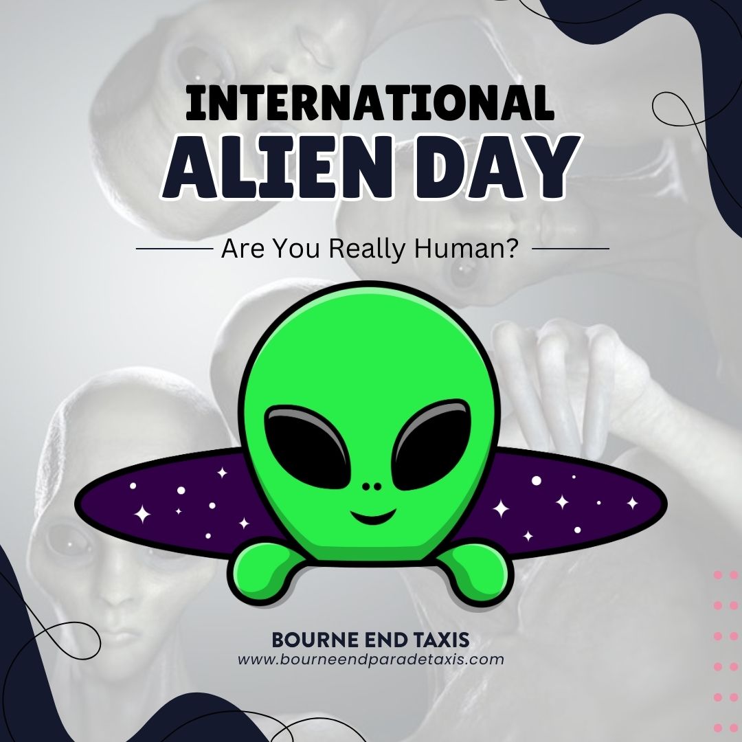 Wishing a very Happy International Alien Day 

01628 520 420
bourneendparadetaxis.com

#bourneendtaxis #bourneend #bourne #bucks #highwycombe #FridayFeeling #FridayVibes #FursuitFriday #AlienDay #aliens #monsters #ufo