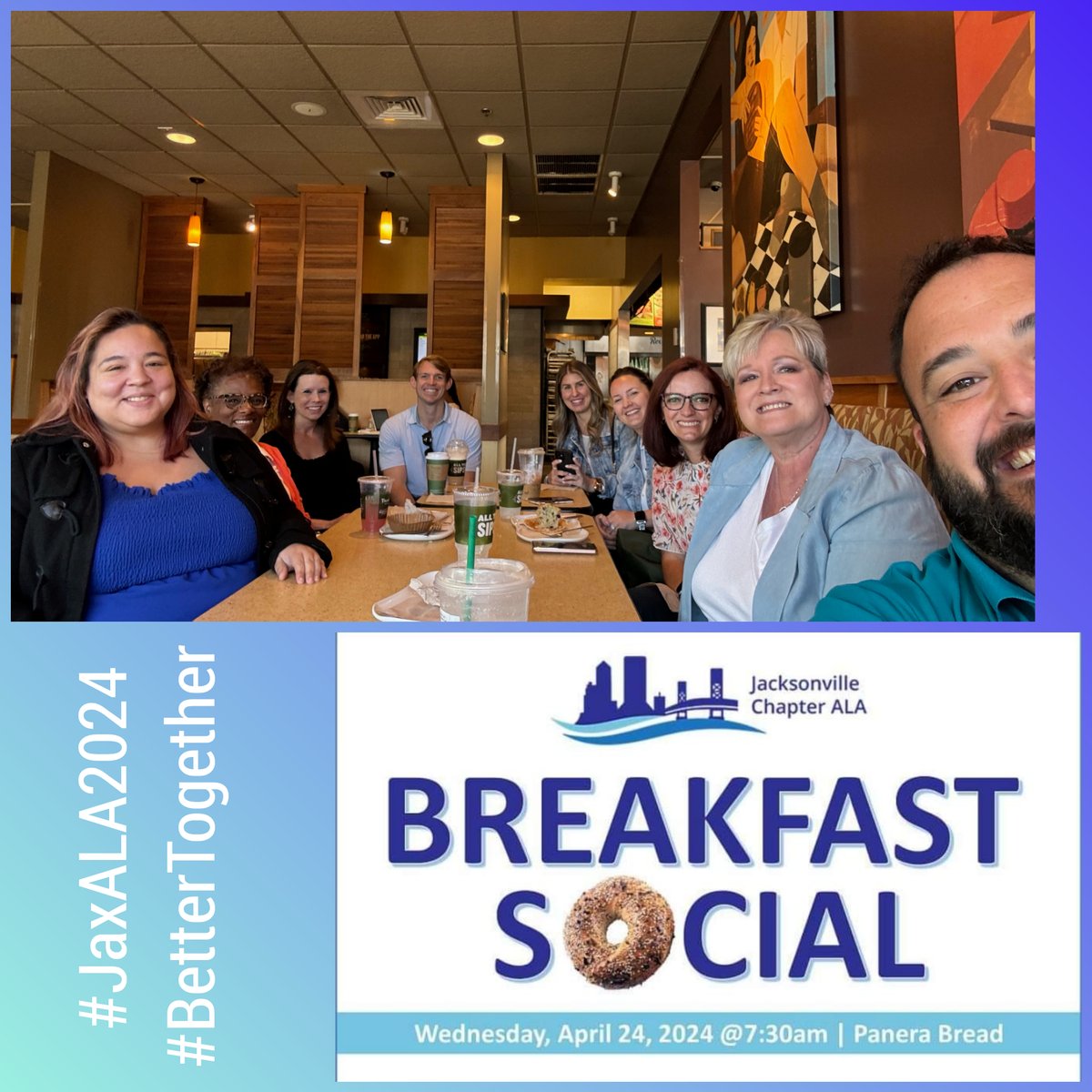 The #JaxALA had a delightful time with its members and #BusinessPartners at this month's breakfast social. Great conversations and connections were made!

#JaxALA2024 #BetterTogether