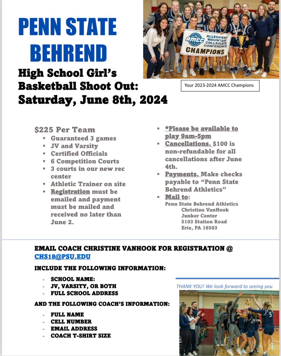 We would love to see you at our shootout! Contact me with any questions.