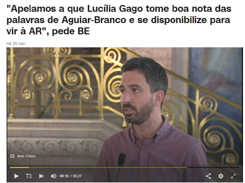 A PGR fez cair um governo e dissolver o parlamento. O caso apresentado pelo MP desmorona-se nos tribunais. A bem da confiança dos cidadãos na investigação criminal, Lucília Gago deve aceitar o convite do PAR para prestar esclarecimentos na AR. Mais aqui: cnnportugal.iol.pt/videos/apelamo…