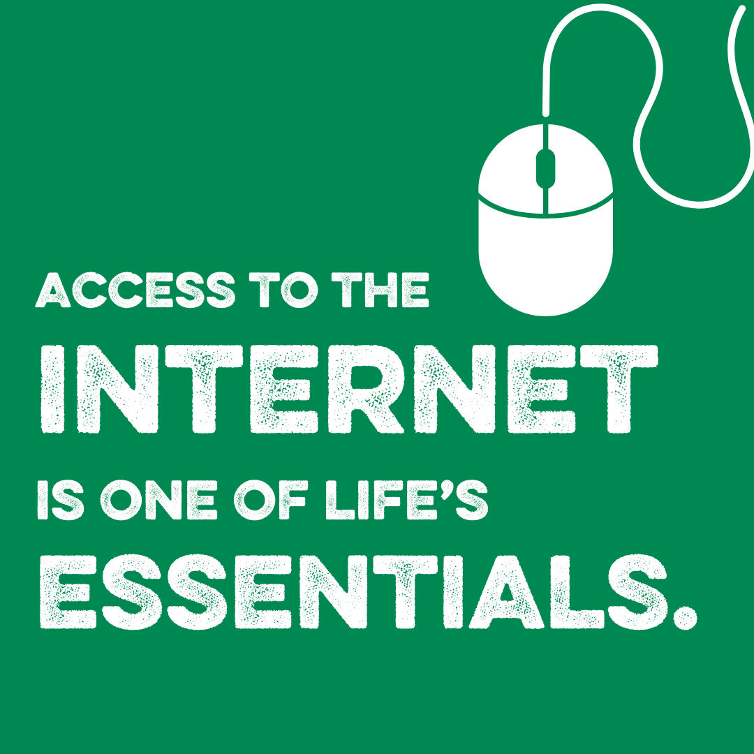 🧵 💻 The internet is a vital tool in our daily lives. We use it to manage bills, apply for jobs and stay in touch with friends and family. But people on the lowest incomes are having to go without the internet. And this brings huge challenges.