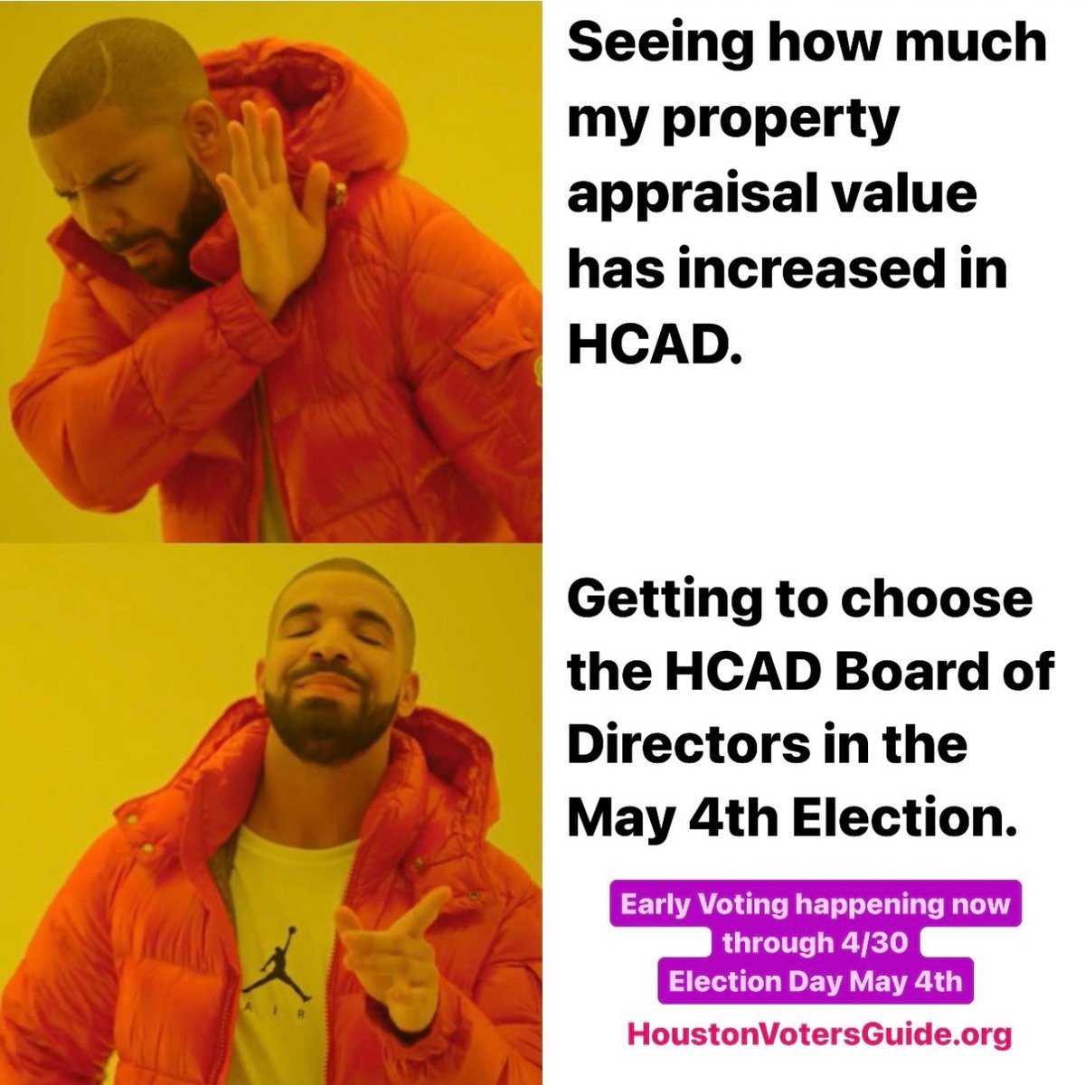 Don’t let this opportunity pass you by! The decisions made by HCAD have a huge impact on everyone in Harris county… not just property owners! The taxes that result from commercial appraisal values get passed on to consumers like YOU every day. Be a Houston Voter! #lwvhouston