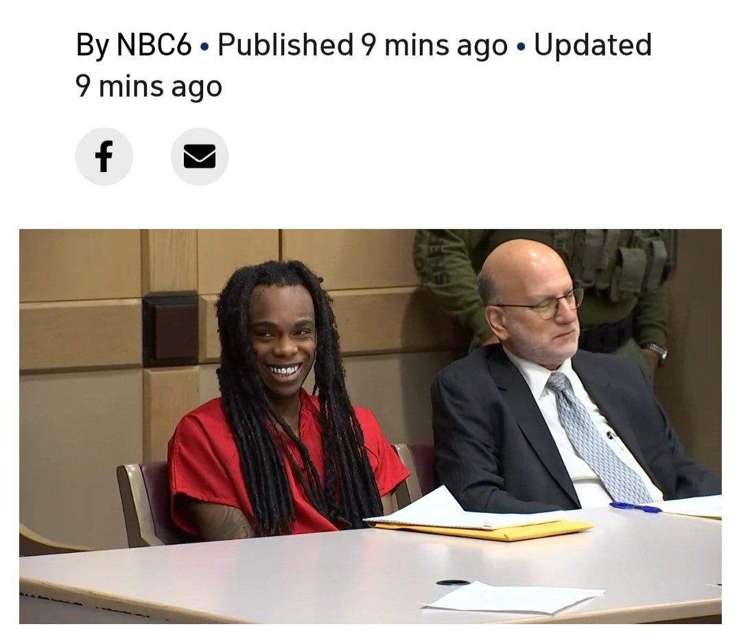 Shots from the #ynwmelly hearing this morning. #Melly was def in high spirits #ynwmellytrial #ynw #broward #browardcounty #Florida