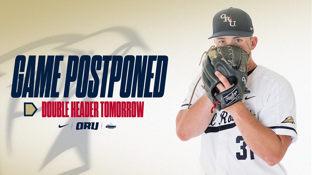 🚨Game Postponed🚨 Today's matchup with South Dakota State has been postponed due to unplayable field conditions and more rain in the immediate forecast. The remainder of the weekend schedule will be made later Friday afternoon.