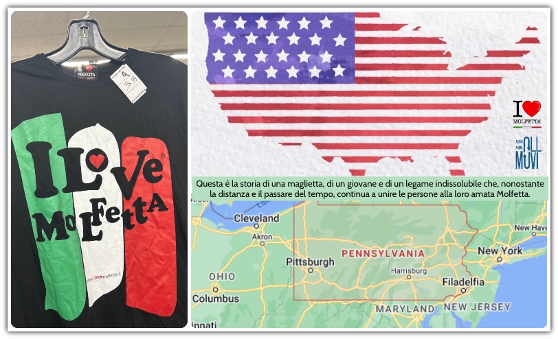 Alla Scoperta di Identità e Radici: La Storia di Anthony e la t-Shirt 'I Love Molfetta' #america #ilovemolfetta #pugliesinelmondo #associazioneollmuvi #pennsylvania #hobokenitalianfestival #weareinmolfetta #puglia #USA 
READ MORE ON WEBSITE >> I❤️MOLFETTA
ilovemolfetta.it/content/news_z…