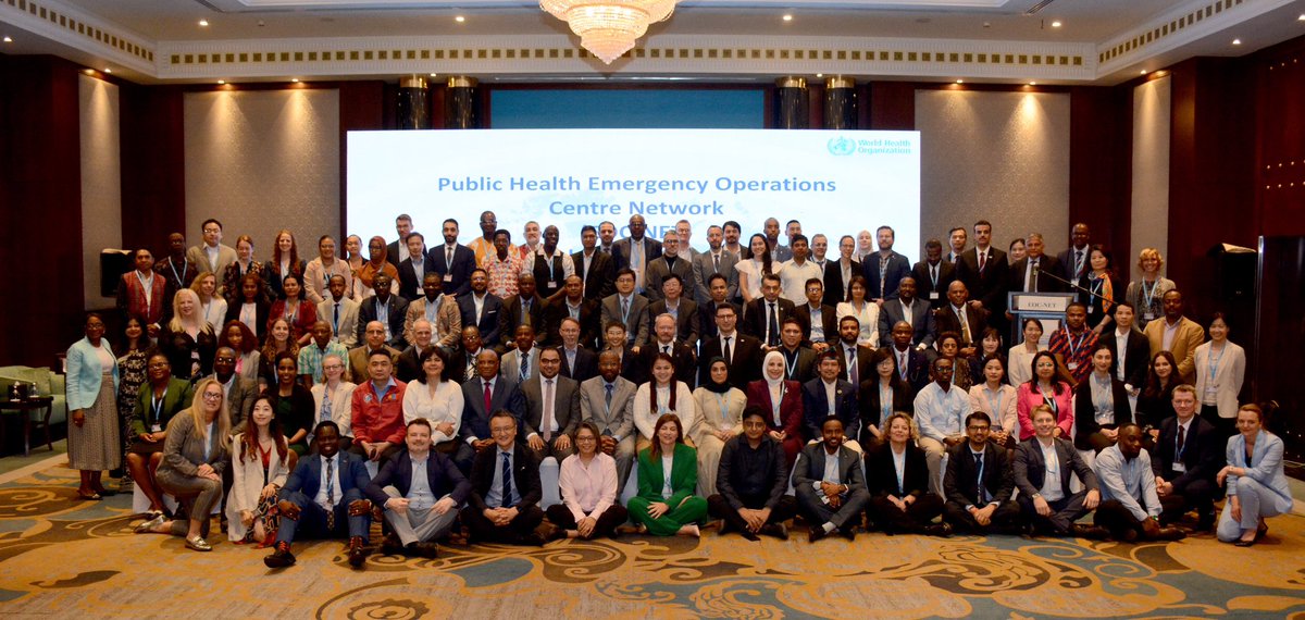 Chikwe_I's tweet image. Emergency Coordination is at the center of our @WHO #HEPR framework &amp;amp; Emergency Operating Centres (EOC) are critical to strengthen coordination &amp;amp; collaboration for health emergency management

Grateful to provide the keynote at the Public Health EOC Network Global Meeting #EOCNET