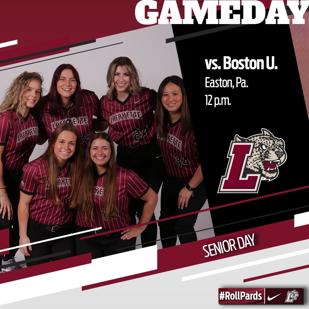 Senior Day‼️‼️ 🆚 Boston U. ⏰ 12 p.m. 📍 Easton, Pa. 📺 tinyurl.com/25hr57et 📊 tinyurl.com/2dhclcp4