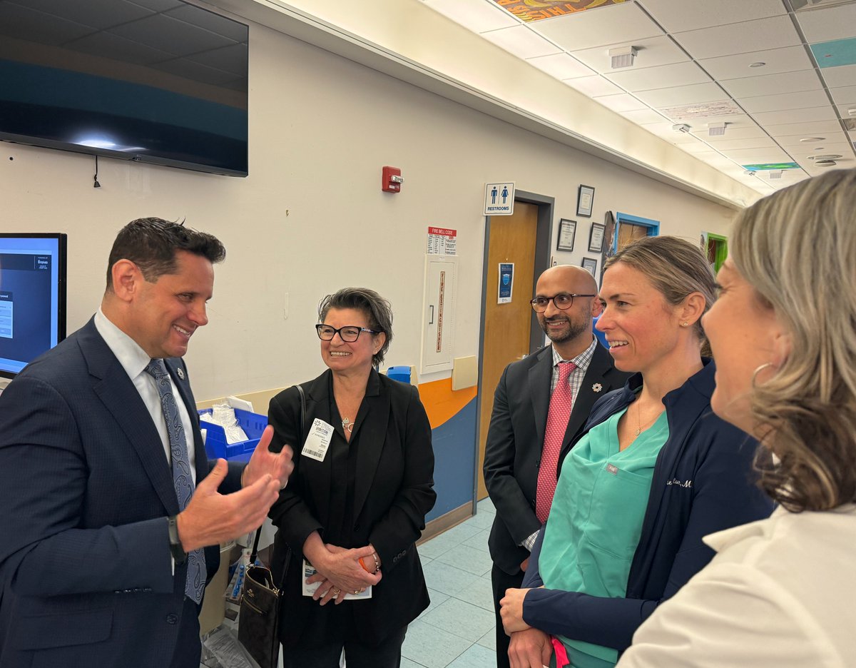I had a great time touring Jersey Shore University Medical Center with our leadership team & LD-11 Assemblywomen LuAnne PeterPaul & Dr. Margie Donlon. We discussed the growth in patients we serve & how Jersey Shore is expanding to meet the needs of the community. @HMHNewJersey