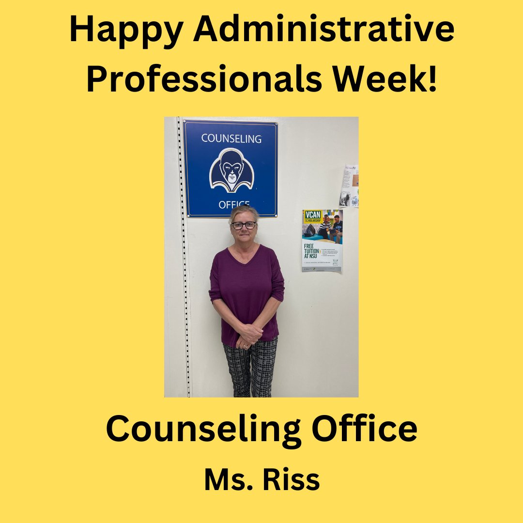 Happy Administrative Professionals Week to our incredible main office, attendance office, and counseling office staff! Thank you for everything you do for your Phoebus family every day.
<a href="/david_coccoli/">David Coccoli</a> <a href="/vibrown68/">Vernita Brown</a> <a href="/VAeducatorLBI/">Lisa Incorminias</a> <a href="/Brownlie18/">Lindsay E. A. Jackson, EdS</a>