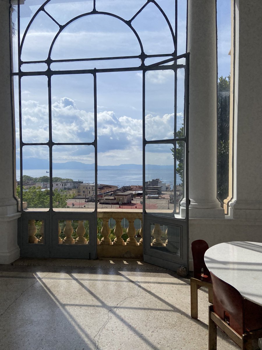 matteocordero's tweet photo. The most amazing light and view for an art gallery @ThomasDaneLDN #artgallery #akramzaatari #Napoli https://t.co/LfVb1BdTAg