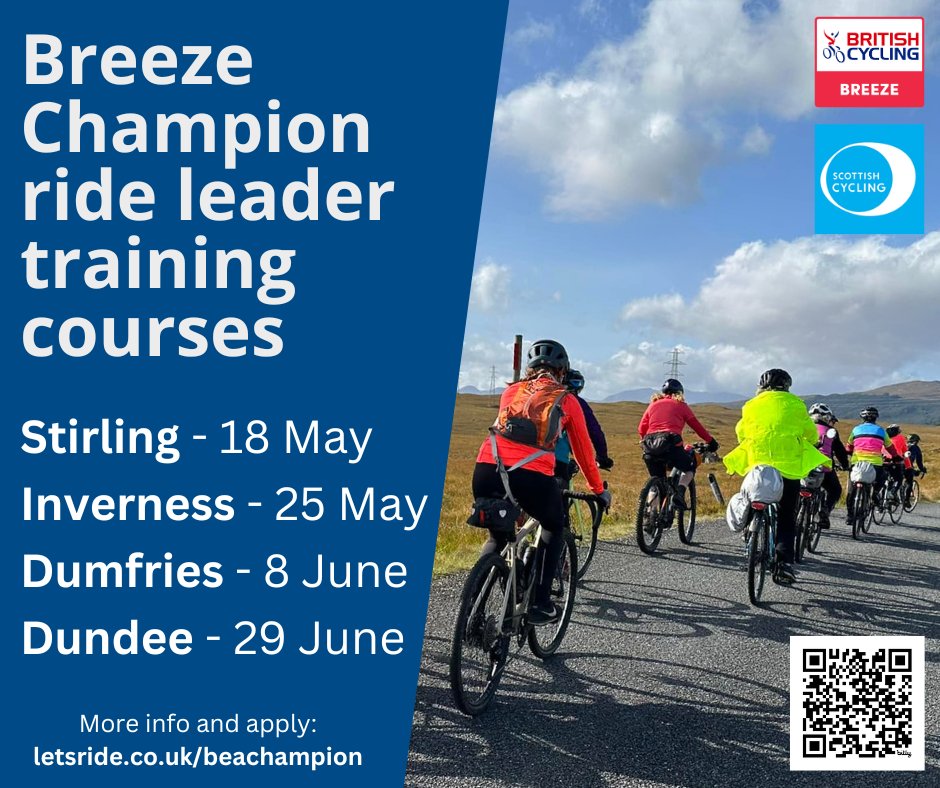 We are looking for women to train as cycle ride leaders and lead rides in their local communities, so we can get even more women cycling 🚴‍♀️🚴‍♀️🚴‍♀️ Full details and apply ➡️ letsride.co.uk/beachampion #WomensCycling #volunteering #LoveCycling