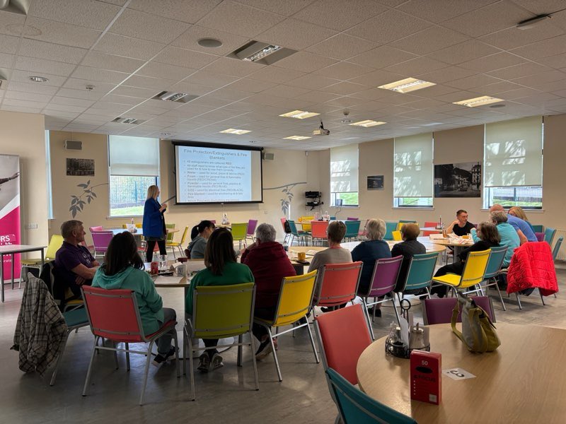 Thank you to Andrea from @GKCollege for delivering a really informative and engaging training session today 🤓 Staff were joined by Trustees in the Centre for an Elementary Health & Safety course! ⚠️⛑️🦺✅