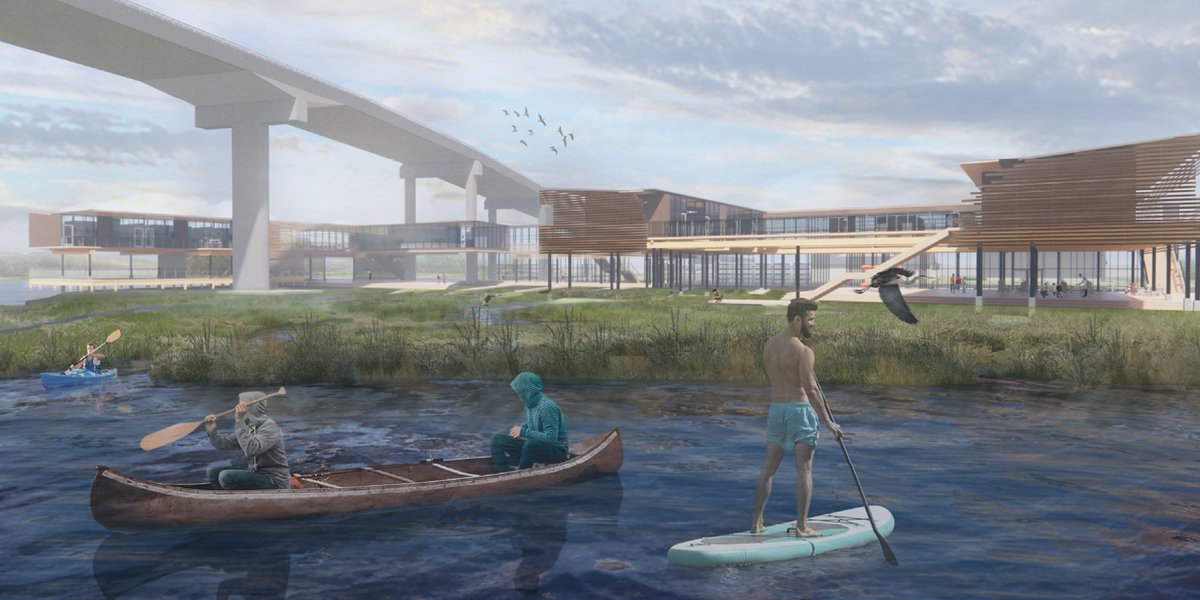 '23 COTE Top Ten for Students: Above the Marsh, Lucas Schindlar and Mia Walker from @ClemsonUniv / faculty Ulrike Heine, David Franco, and George Schafer = a model for sustainable solution for coastal living acsa-arch.org/competitions/2… #NextGen #ACSA @AIANational