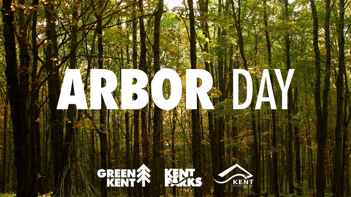 Today is #ArborDay, a day dedicated to planting, nurturing and celebrating trees! 🌲 We held an event earlier this month where volunteers and staff worked together to plant native trees Riverview Park and celebrated Kent's 23rd year as a Tree City USA!