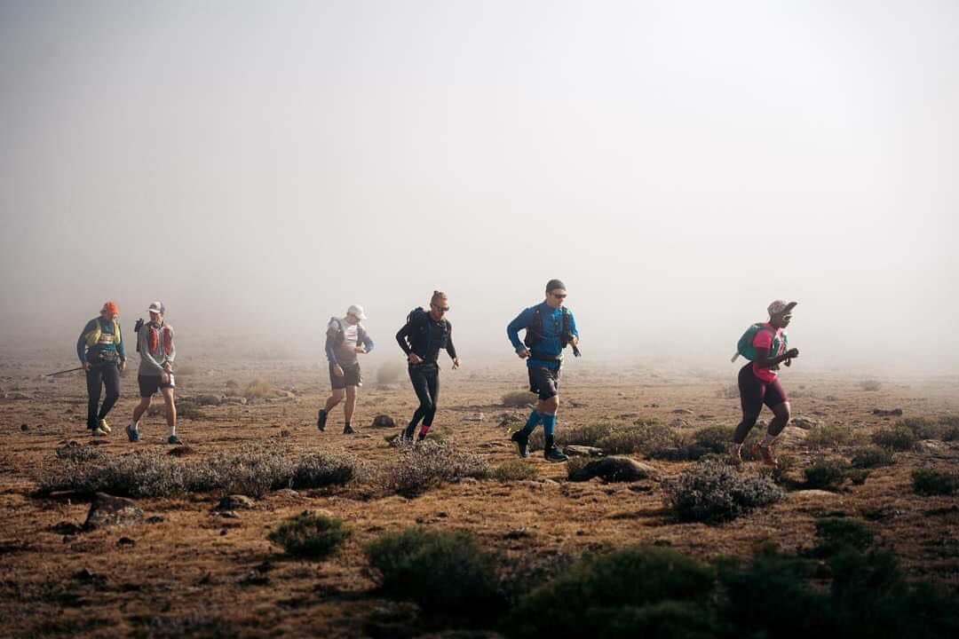 The 2 day Ultra-Trail Drakensberg run took off from Sani Top today, where 63 runners from SA, Zimbabwe, Germany, and other countries joined in the adventure. Lesotho  continues to give the best 'descending' experience to adventure tourism, like the 'Roof Top' that it is!🇱🇸❤️