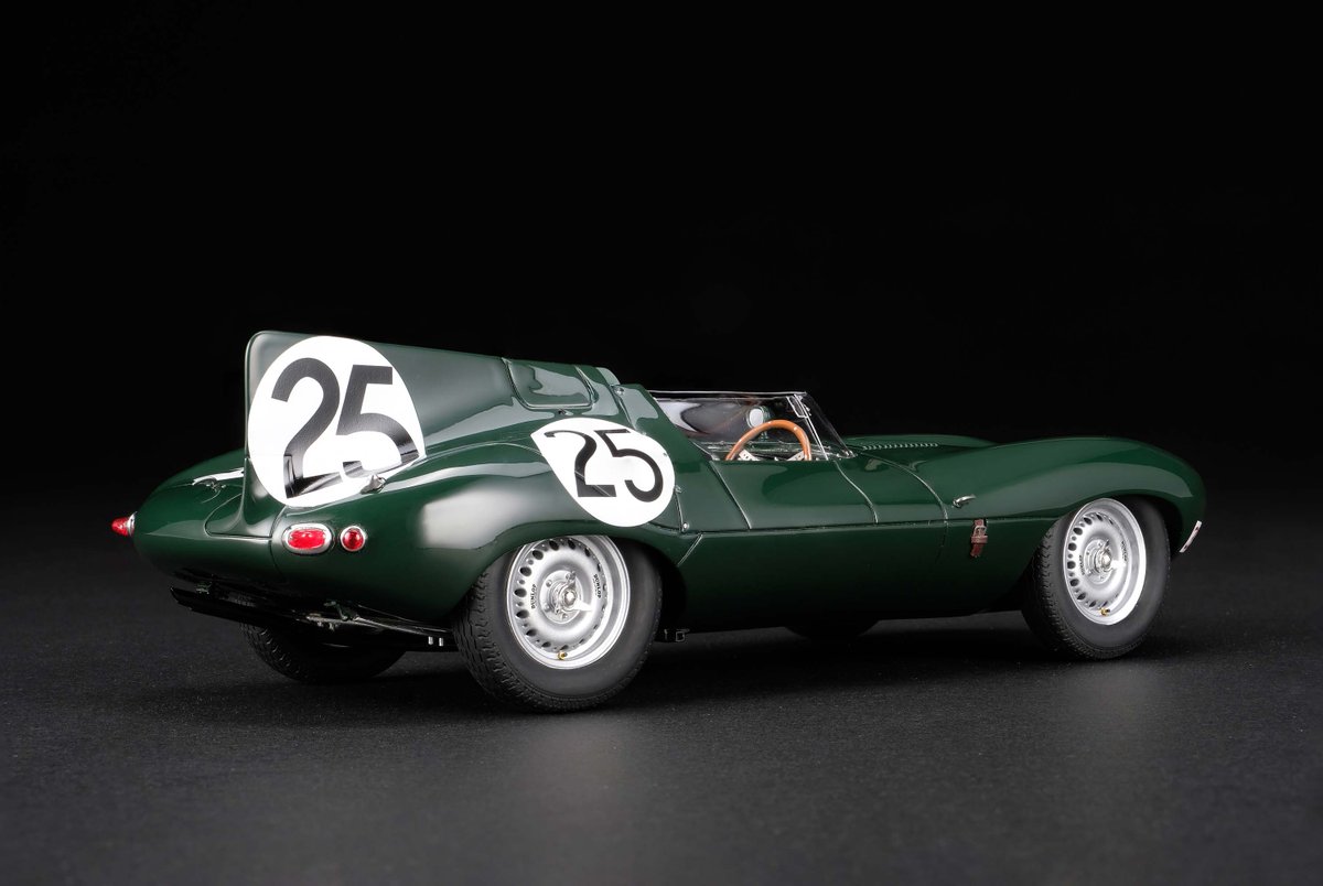 The model has been developed from a precise digital scan of an original Jaguar XKD, and measure over 22 cms/8 inches long and is finished in the iconic British Racing Green. [3/3]