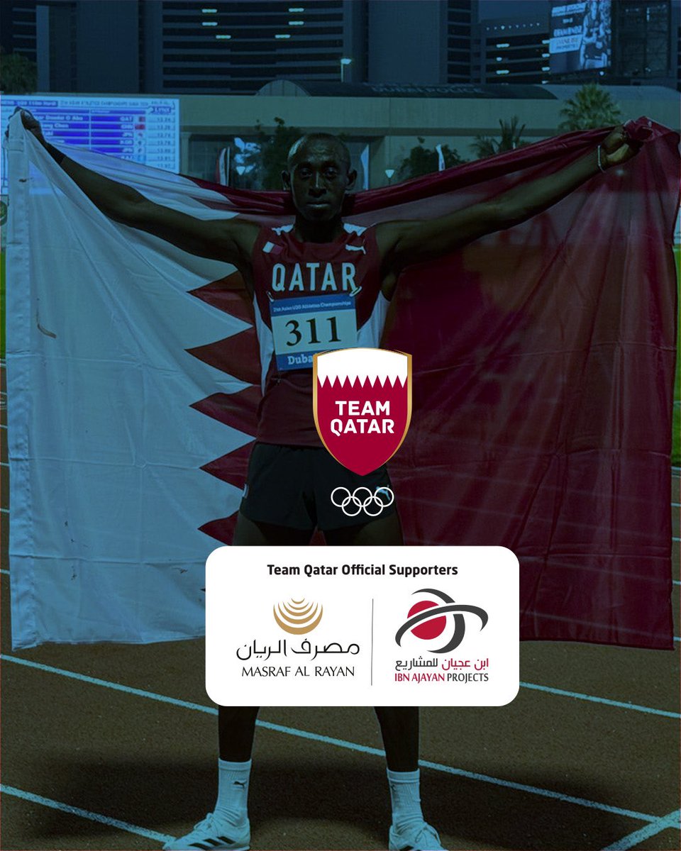 بطل الأدعم لألعاب القوى عمر داوود يحقق ذهبية سباق 110 م حواجز في بطولة آسيا لألعاب القوى للشباب بالإمارات. كفو عمر 🇶🇦💪 @qatarathletics #WeAreTeamQatar