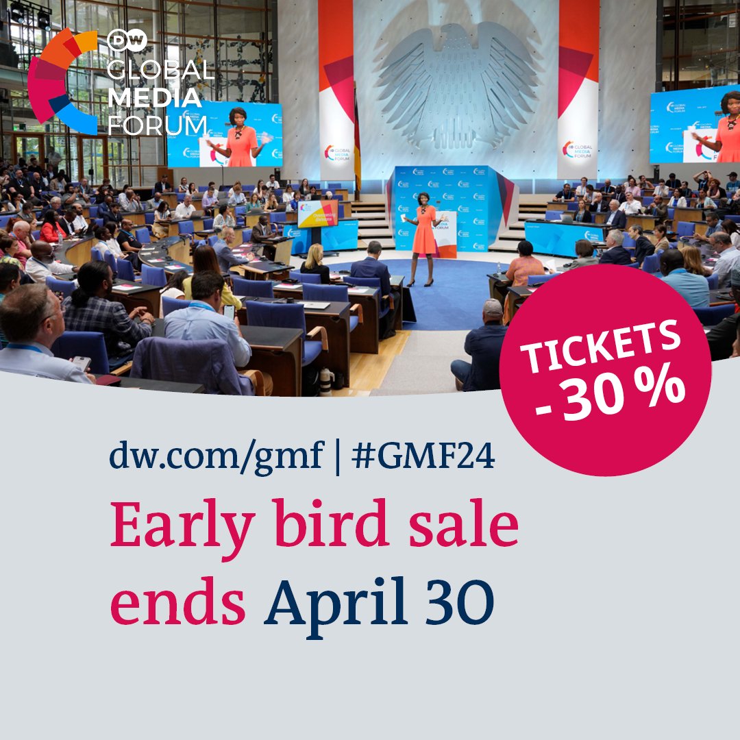 We'll just leave this here. 👇👀 Get your #GMF24 ticket with 30% off until TUESDAY at dw.com/gmf