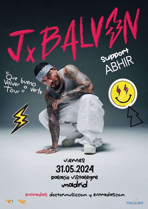 ABHIR será el artista invitado en el concierto que J Balvin dará el 31 de mayo en el Palacio Vistalegre de Madrid palaciovistalegre.com/event/j-balvin/ #ConciertosMadrid #jbalvin #abhir #palaciovistalegre