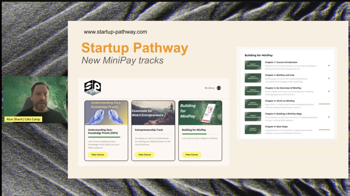 For our founders, also lots of amazing announcements, especially if you are planning to build for @minipay 📱 📝 Apply to @celo_camp 🤓 Check out our Startup Pathway to get ready: startup-pathway.com