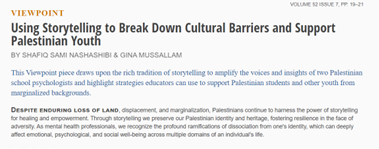 ShereenCNaser's tweet photo. So proud of these two early career school psychologists for telling their stories. An act of resistance. 

https://t.co/mRv1eNDcHN https://t.co/CfP3pFsBwf