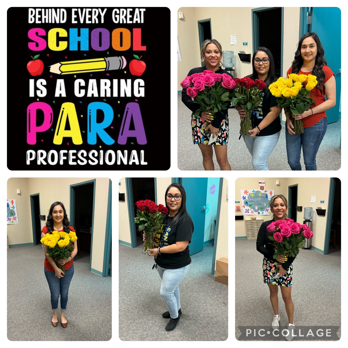 Thank you to these beautiful  souls for everything they do. You make our everyday better! We truly appreciate you. 🩷🩷🩷 #ParaprofessionalDay #SEISD #PeoplePassionPurpose