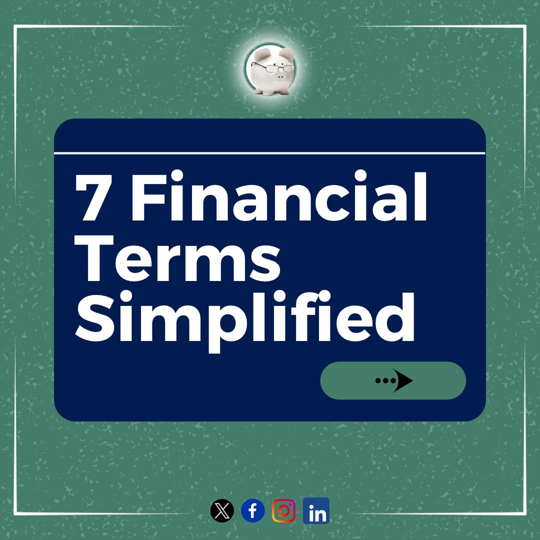 Happy #FinancialFriday, everyone! 💰🎉  We've got the top 7 budgeting and savings terms simplified!