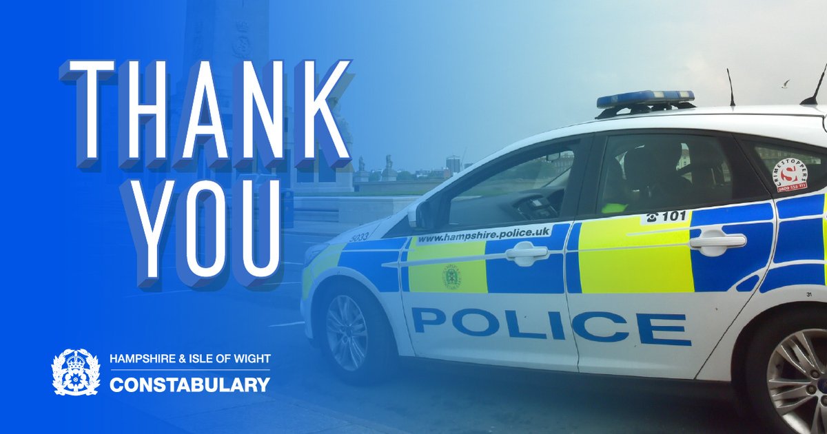 Thank you to all of you who shared our wanted appeal earlier this week. We can now update you that officers have this afternoon (Friday 26 April) arrested a 29-year-old man from Hayling Island. He was arrested on suspicion of escape from lawful custody.