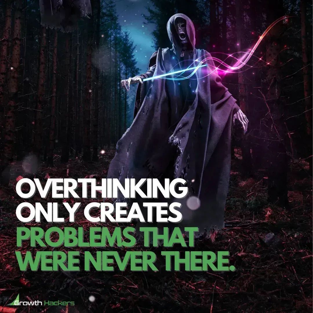 Overthinking Only Creates Problems That Were Never There buff.ly/2PfX1mp #Thinking #Problems #Issues #Overthinking #Business #SuccessTips #GrowthMindset #Leadership #StartupLife #TheThinker