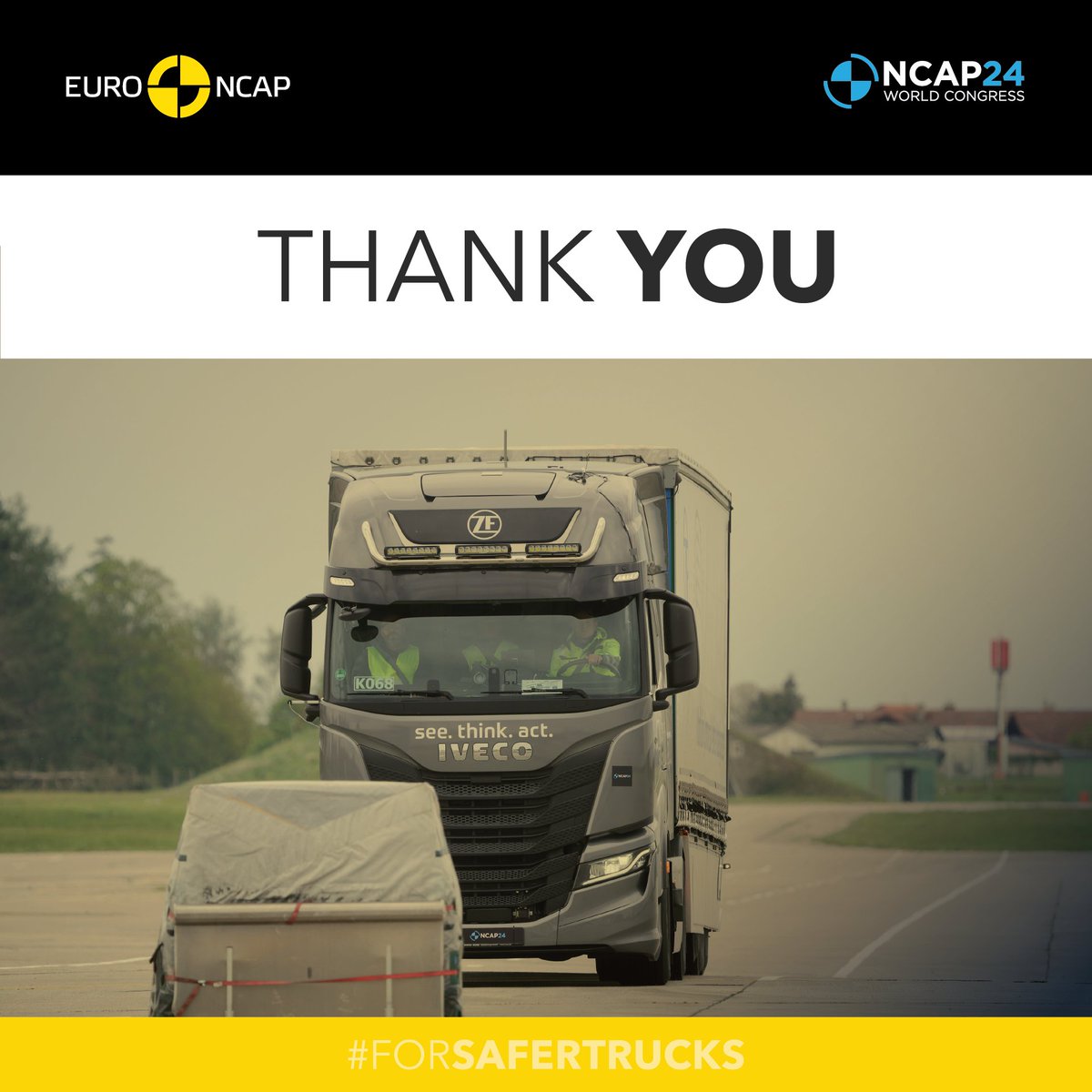 🙏 Euro NCAP thanks you for #NCAP24! 🙏 We want to thank everyone in the #NCAP24 @GlobalNCAP World Congress hosted in Munich, by @ADAC. Euro NCAP was proud to make this a platform for the upcoming Truck Safe rating scheme. 🌐 euroncap.com 🛻 #forsaferjourneys