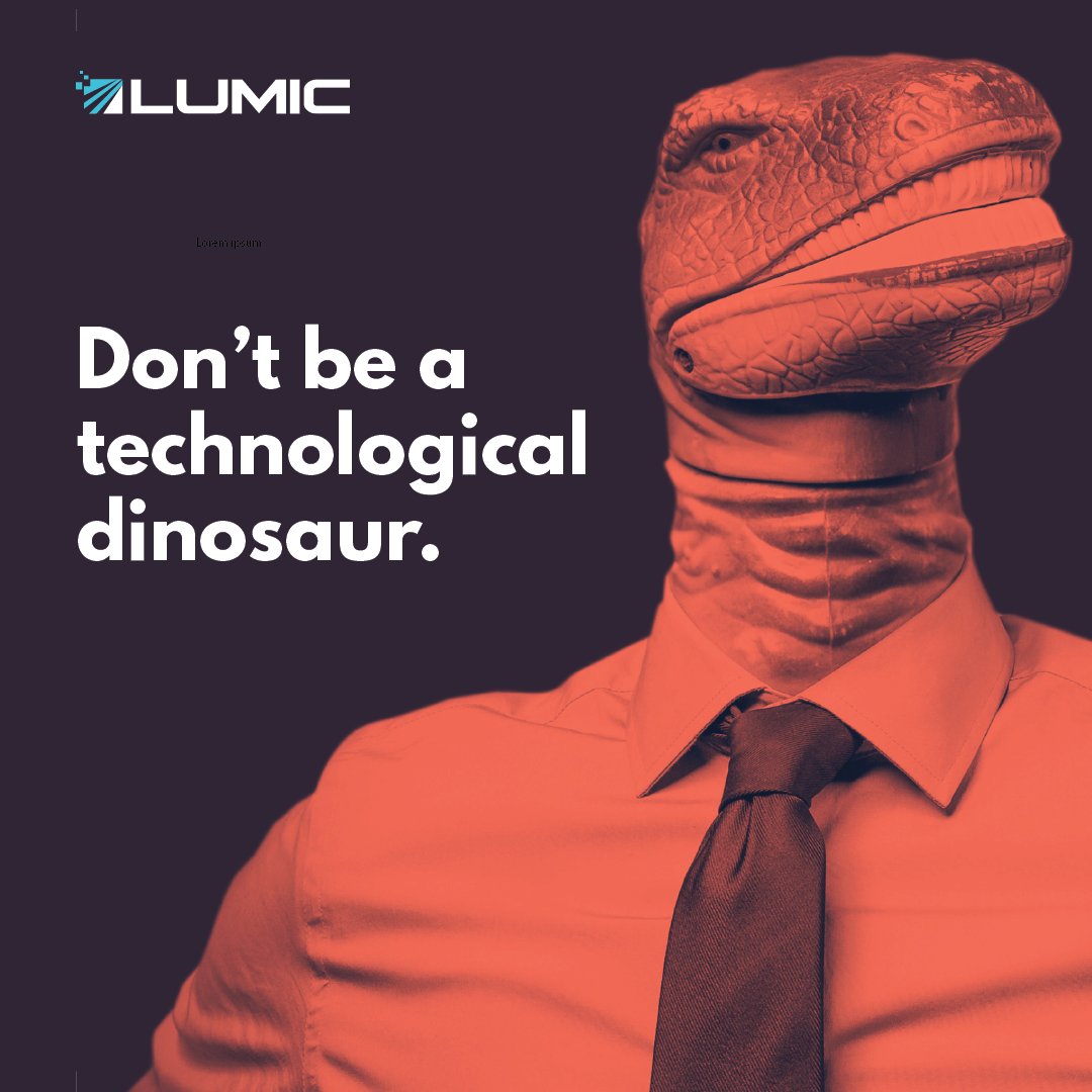 Don't be a technological dinosaur!🦖Keep your IT solutions in the present, and keep your business one step ahead. lumic.co.uk
#ITsolutions #ITsupport #ITpartner #businessIT #dinosaur