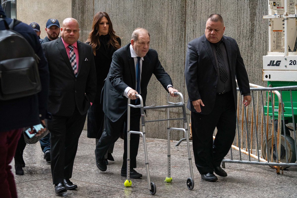 What are the odds that if Weinstein gets out, he’ll go full Keyser Soze as he ditches the frame and walks perfectly?