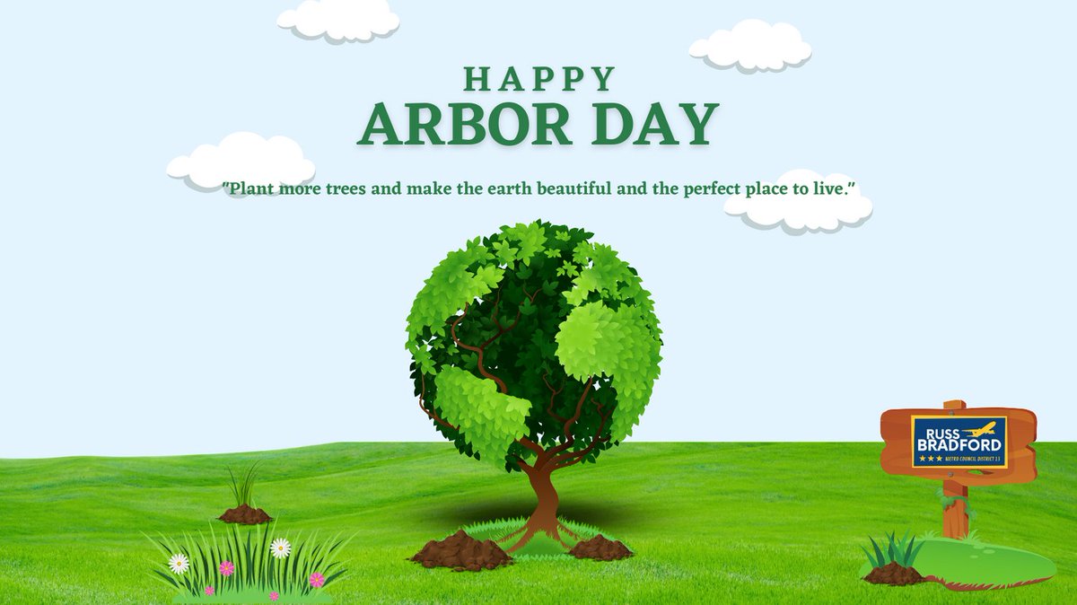 Happy Arbor Day! 🌳 Let's celebrate by planting trees, nurturing our green spaces, and renewing our commitment to a sustainable future. Together, we can make a difference! #ArborDay #PlantTrees #SustainableLiving