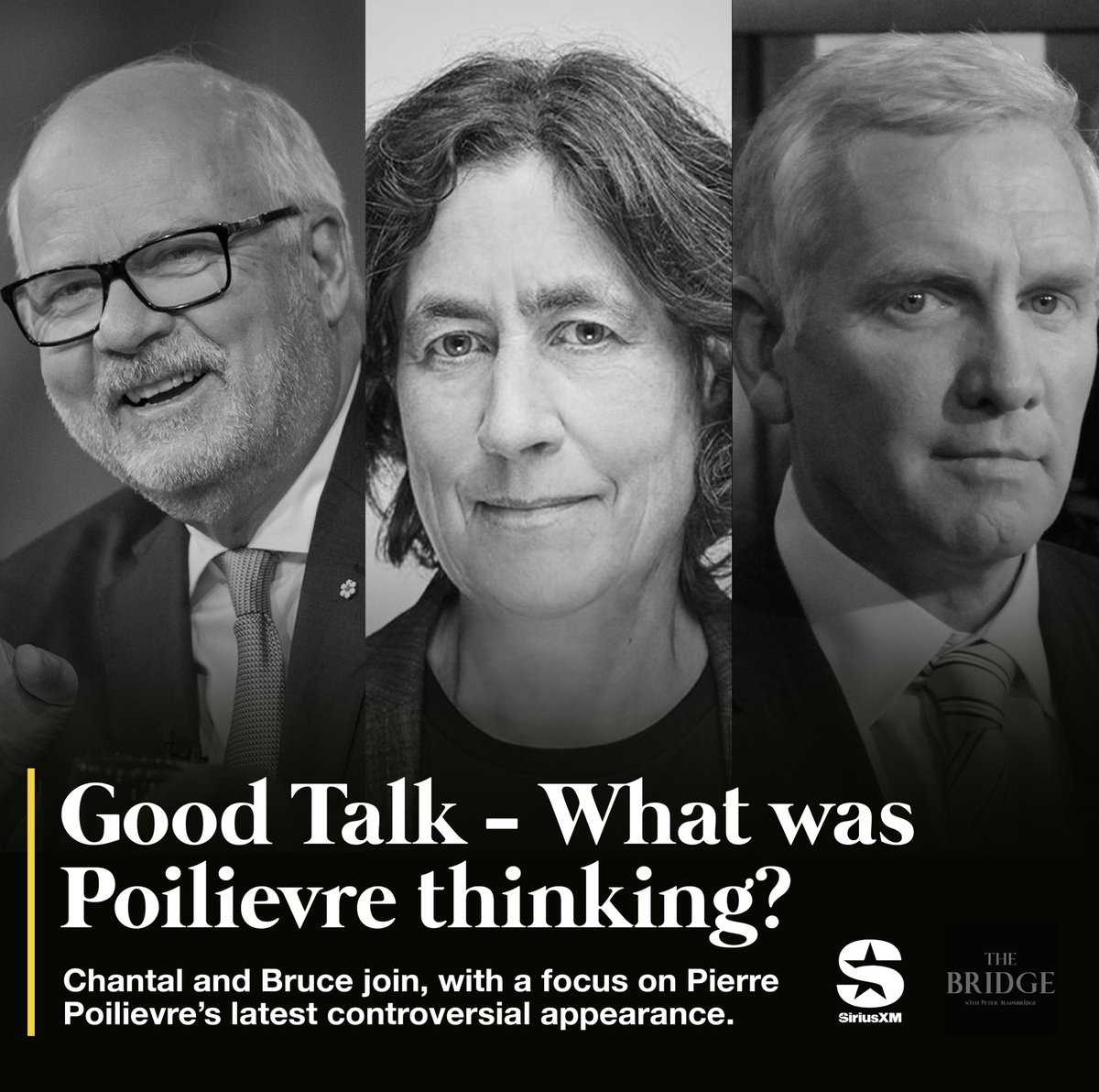 Pierre Poilievre ends up with a group of F-Trudeau flag wavers in the Maritimes. Really? What was he thinking? @ChantalHbert and @bruceanderson have their thoughts on this and more. Noon EST on @CanadaTalks167, all podcast platforms, or on YouTube. 📍youtu.be/6TQ7O33N2R0