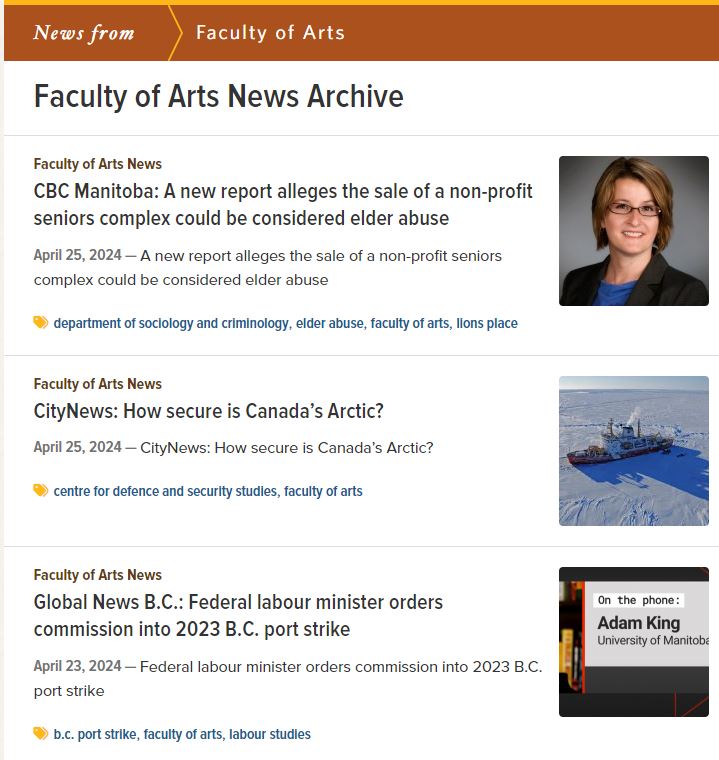 Faculty of Arts experts regularly comment for media across Canada and around the world. 

See more at #UManitoba's news source news.umanitoba.ca/network/arts/?…

To reach a Faculty of Arts expert, send requests to mediarelations@umanitoba.ca.

#UMresearch #humanities #socialsciences
