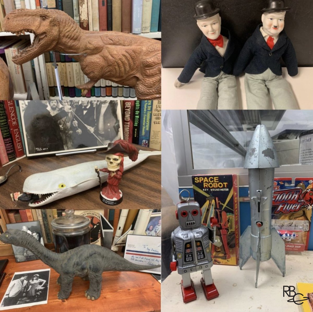 Bradbury never lost his childlike sense of wonder and that certainly includes his obsession with toy. He was even rumored to have more toys than his grandchildren! We currently host 25 of these toys in our collection. #RayBradbury #DidYouKnow #FunFact #Toys