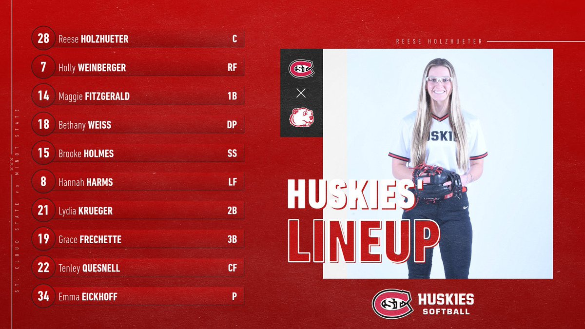 Game 1️⃣ 𝐒𝐭𝐚𝐫𝐭𝐞𝐫𝐬

📺 tinyurl.com/SB-LS-4-26-G1
📊 tinyurl.com/SB-LStats

#PackMentality 🐾 | #HuskiesSoftball 🥎