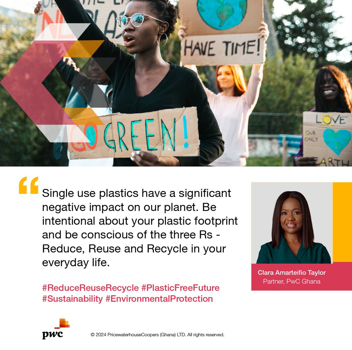 Every small change adds up to a big impact on our planet. Choose reusable over disposable and say goodbye to plastic waste. 

#PwCProud #ESG #Environment #BreakFreeFromPlastic